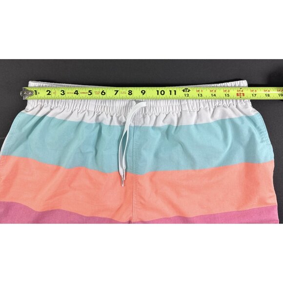 Chubbies Mens Swim Trunks Sz XL Flavor Savors Pastel 5.5” Striped Beach Shorts - Picture 6 of 10